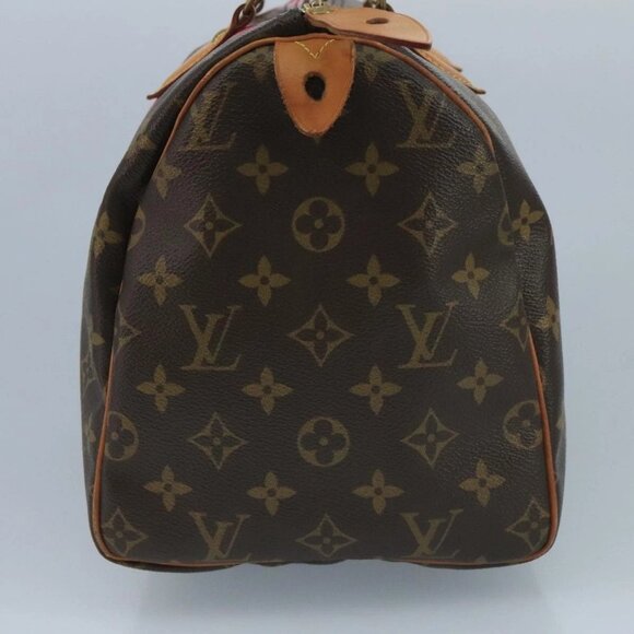 LOUIS VUITTON Monogram V Line Speedy 30 Hand Bag Pink LV Auth 111392A - Picture 6 of 16